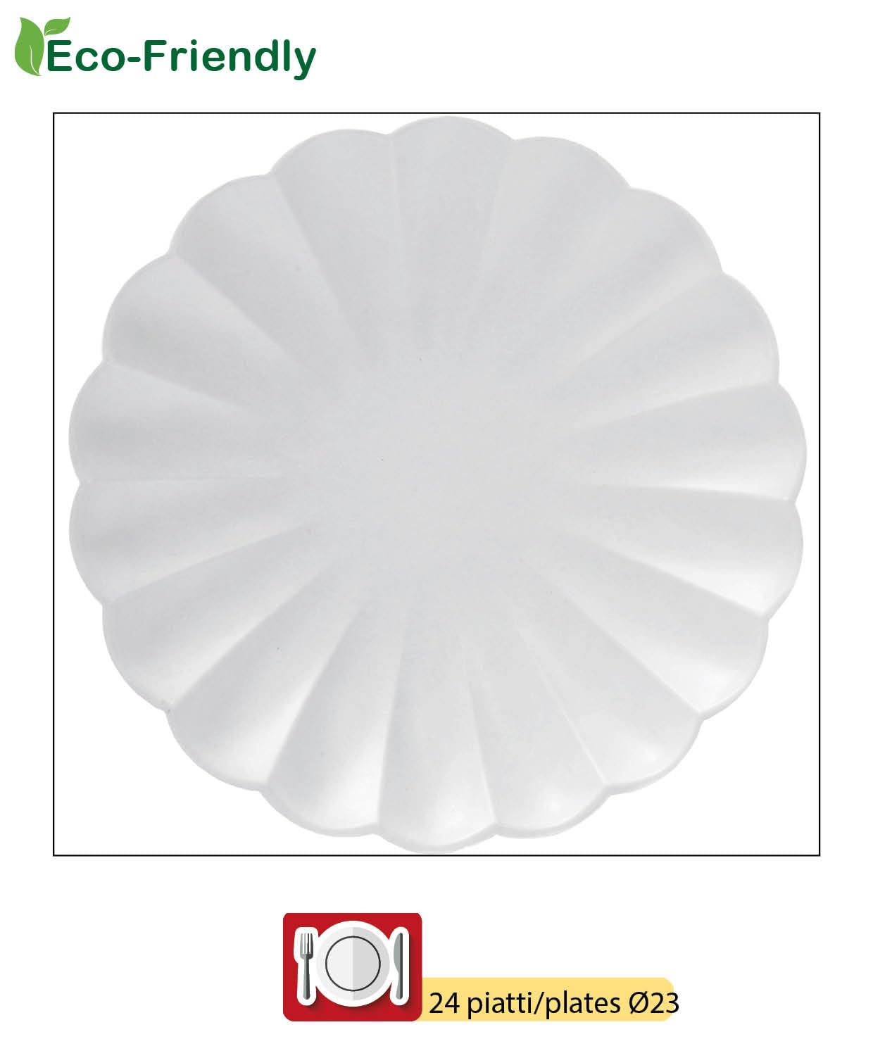Kit Party Puffi Per 24 Persone | 88 Pezzi Compostabili | Piatti, Bicchieri, Tovaglioli | Eco-Friendly - Foto 9