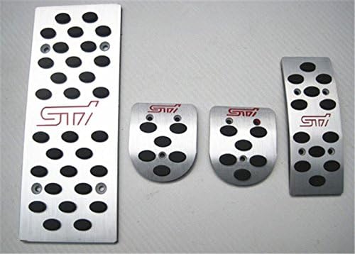 Ushopkins MT Pedal Accelerator Brake Clutch Pad Brake Foot Rest Clutch Pedals For Subaru Forester Impreza Legacy Outback STI