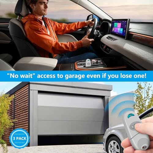 2Pcs Garagentor Handsender,Universal Tor Garagentor Fernbedienung mit 433,92MHz NA,EE,EV, Universal Funk Fernbedienung Garage, Garagentor Fernschalter 433.92MHz für Garagentor Tor