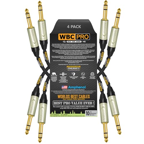 WBC-PRO-Quad Cable Balanceado Star-Quad 1.5 pies x4 miniatura 1