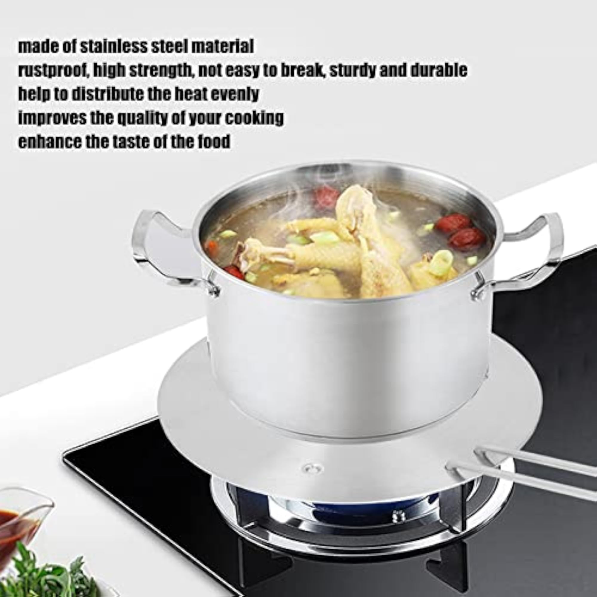 Easy Operation Heat Diffuser Induction Plate with Handle