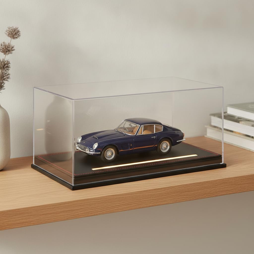 Vetrina per Modellini Auto , M, legno massello, illuminato