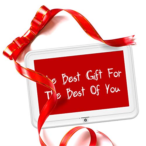 Digital Picture Frame, Hp 10.1 Inch Wifi Photo Frame, 1280X800 Hd Display, 8Gb Internal Storage, Iphone & Android App, Support Photo, Music, Calendar With Built-In Speakers - White #TOP4