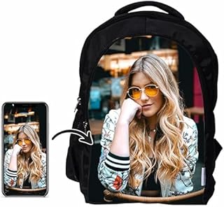my fav 30 L Personalised Laptop Backpack For Travel, Office, School | Casual College Sports Backpacks for Men & Women | Photo Wala Travel Lightweight Bag | Digitally Printed Customizeable | Pack of 1-picture-10