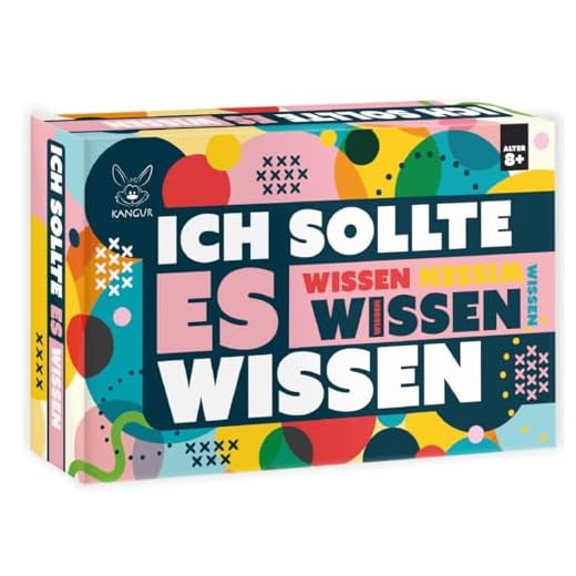 Ich Sollte es Wissen Spiele ab 8 Jahre Kartenspiel Quiz Spiel Kinderspiele Reisespiele Familienspiele Gesellschaftsspiele Spiel des Wissens Lernspiele Spiele für Unterwegs | 54 Karten | 216 Fragen