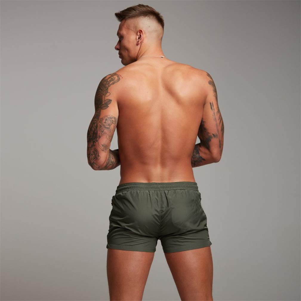 Bañadores de natación, Pantalones Cortos de los Hombres de Secado rápido Playa Surf Corriendo Pantalones Cortos de natación Boxeadores Calzoncillos