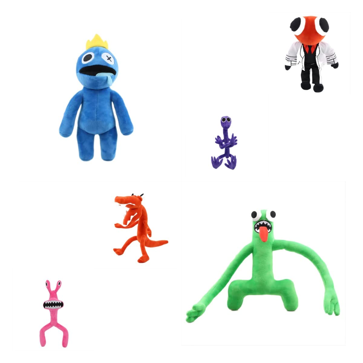 Murkzure Rainbow Friends Blue Plush,Rainbow Friends Green Plush,Scary Rainbow Friends Plush,They are Great Gifts for Fans and Kids. (6Pcs) (B0BC9MSHXR) Amazon Price History, Amazon Price Tracker