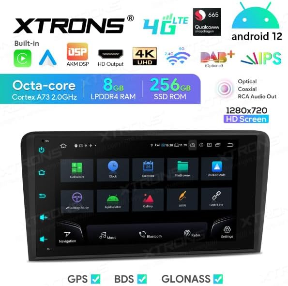 XTRONS IQ82A3AP Applications Screen