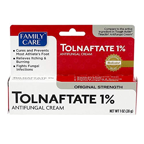 Athlete's Foot Antifungal Cream Treatment Tolnaftate 1% Relieves Itching Burning