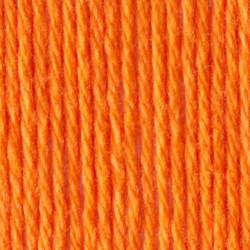 Image of Lily 10200101628 Sugar 'N Cream The Original Solid Yarn, 2.5oz, Medium 4 Gauge, 100% Cotton - Hot Orange - Machine Wash & Dry