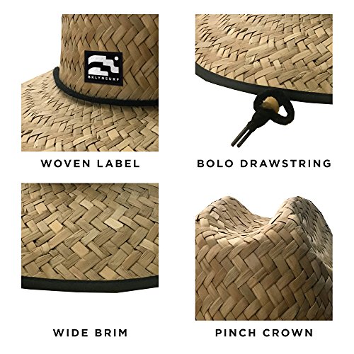 Brooklyn Athletics Men's Lifeguard Beach Sun Straw Hat - Unisex #TOP5