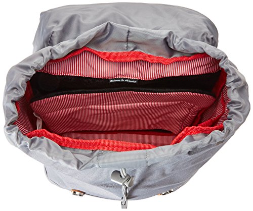 Image of Herschel Retreat Backpack, Grey /Tan Synthetic Leather, Mid-Volume 14.0L