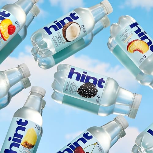 Image of Hint Fruit-Infused Bottled Water, Georgia Peach - Sugar Free Flavored Water with Zero Calories, Naturally Flavored, and No Artificial Sweeteners - 16 Fl Oz (Pack of 12)
