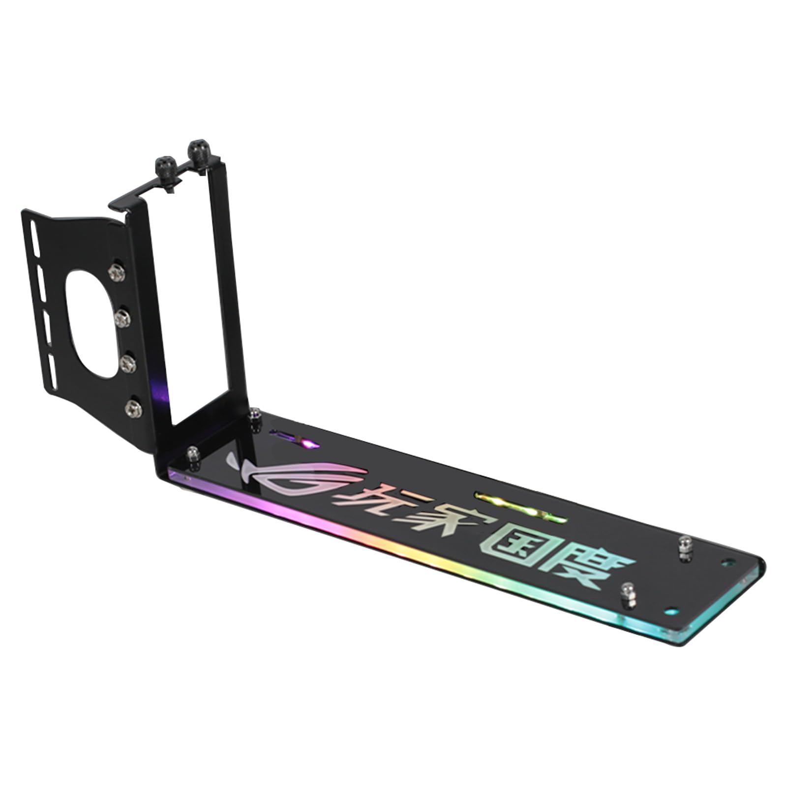 Supporto verticale per GPU PCI-E con LED 5V 3pin RGB per cavalletto verticale/base Stent Stand per GPU Supporto verticale