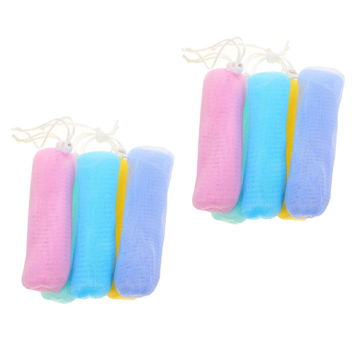 Beavorty 10 Piezas Bolsa De Malla De Jabón Espumoso Bolsa De Jabón De Malla Esponjas Para Bañarse Fundas De Jabón Para Pastillas De Jabón Esponjas De Baño Para Ducha Suave Bola De Baño