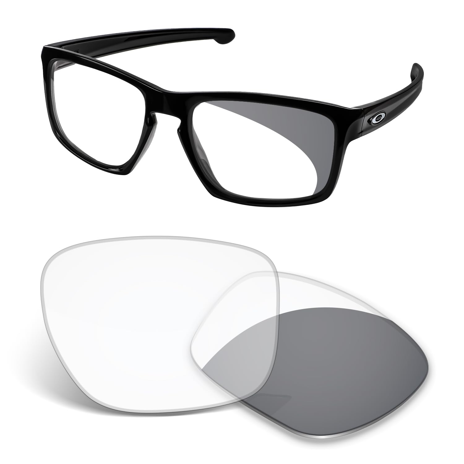 Lentes de repuesto de 1,5 mm compatibles con gafas de sol Oakley Sliver Stealth OO9408, antiarañazos y resistentes a los impactos