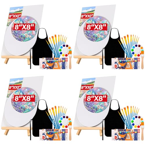 Canvas Painting Kit 108Pcs Sip and Paint Kit for Adults Couples Date Night