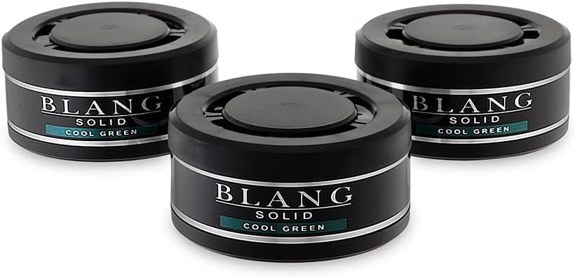 - Blang Premium Car Perfume – Set of 3 Perfumes - 3P COOL GREEN – FE561 – Designed in JAPAN, Luxury Gel Type Car Air Freshener to Freshen ‘up your car – Long Lasting Car Accessories interior car perfumes and fresheners - by Elpis