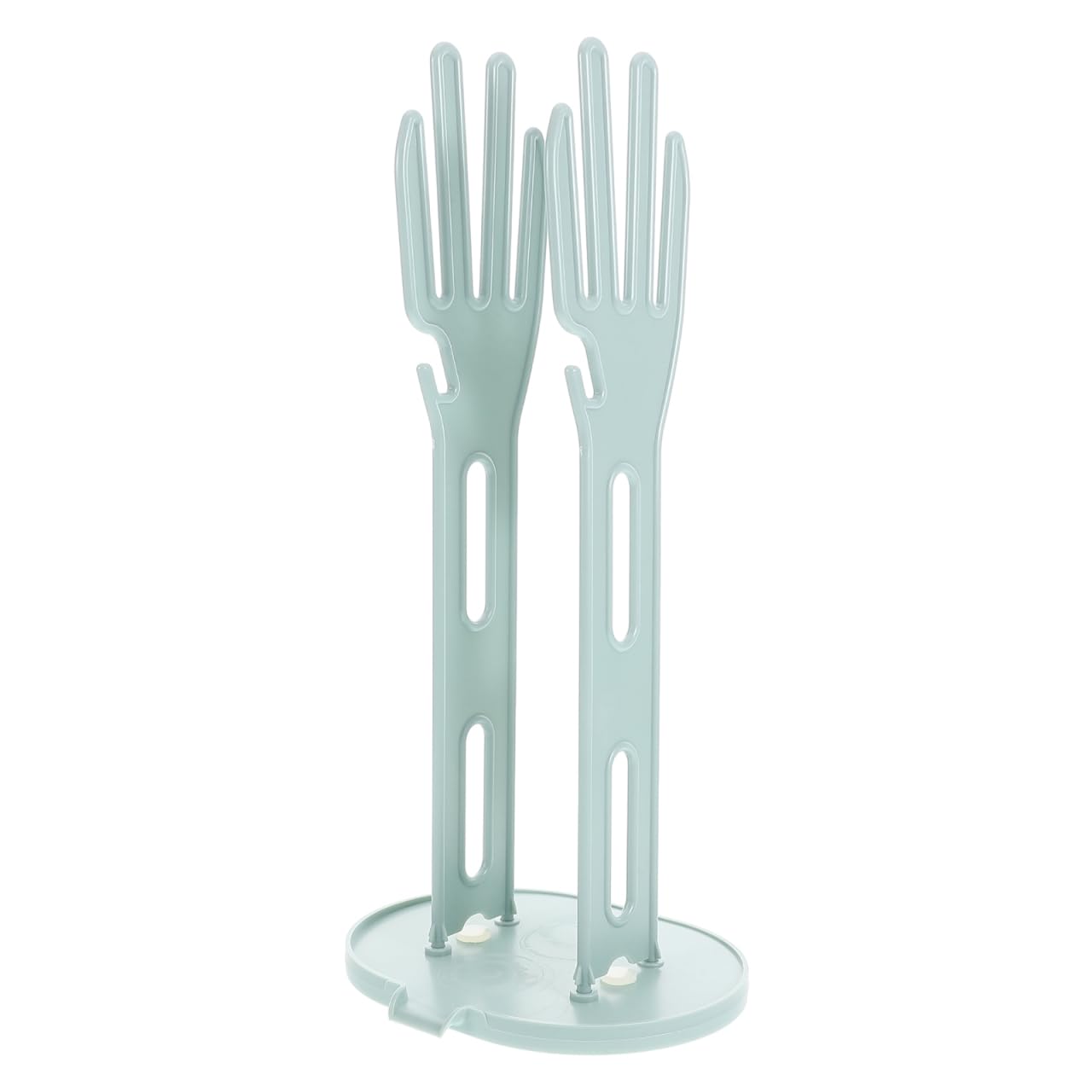 SOLUSTRE Secador de guantes, soporte para guantes de cocina, tendedero, soporte para secar guantes, guantes, guantes, estantería de plástico, azul