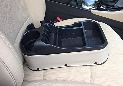 Image of Texas Saddlebags Clutter Catcher Taupe Universal Seat and Floor Console (50814)