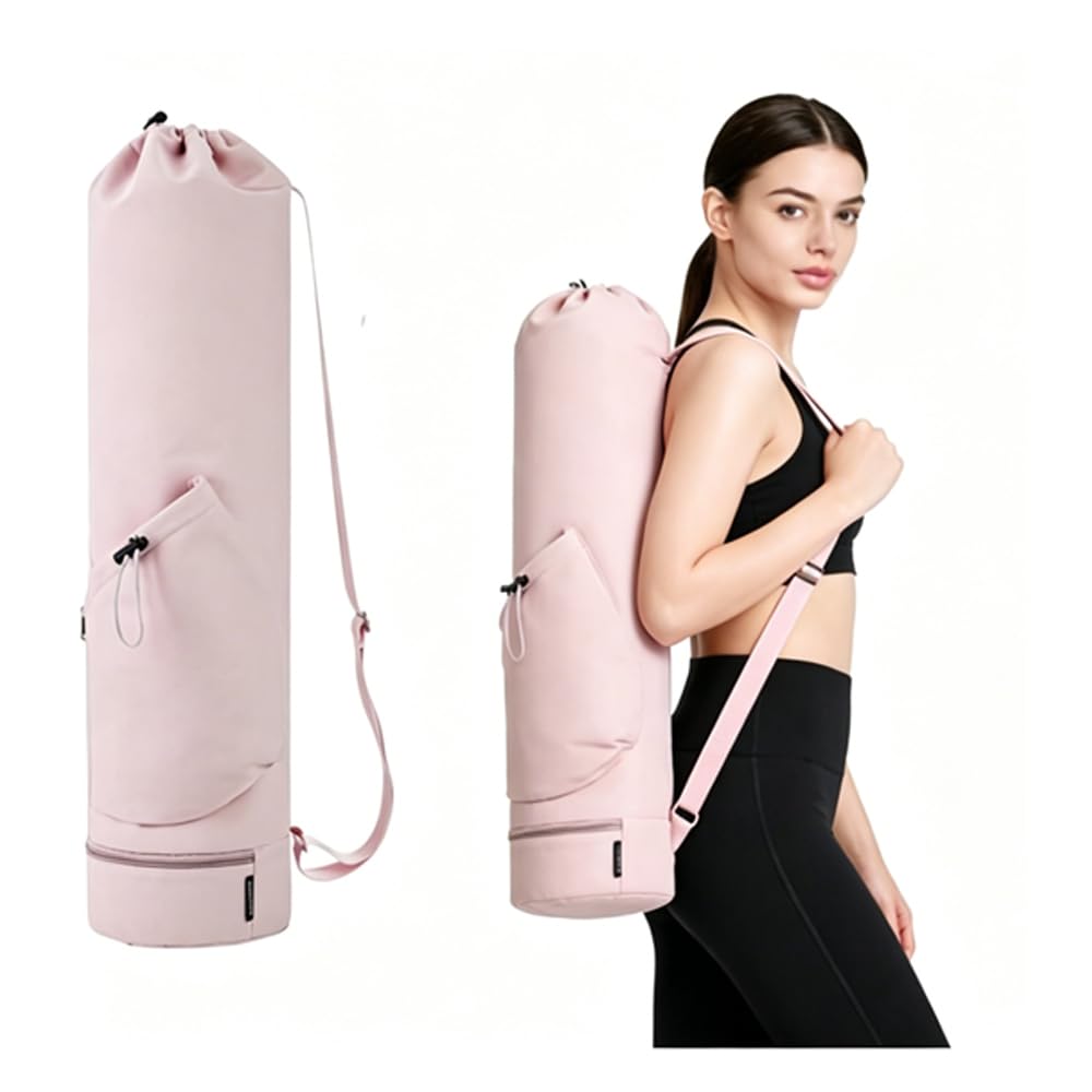 Oaygat Yoga Mat Bag Large with Carrying Strap, Bottle Pocket and Wet Compartment Yoga Mat Carry Bag Gym Pilates Bag for Women Men