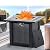 GarveeLife 28" Propane Fire Pit Table, 50000BTU Rectangle Fire Table with Cover, Sturdy Steel and Iron Fence Surface, CSA Safety Certified, Companion for Your Garden