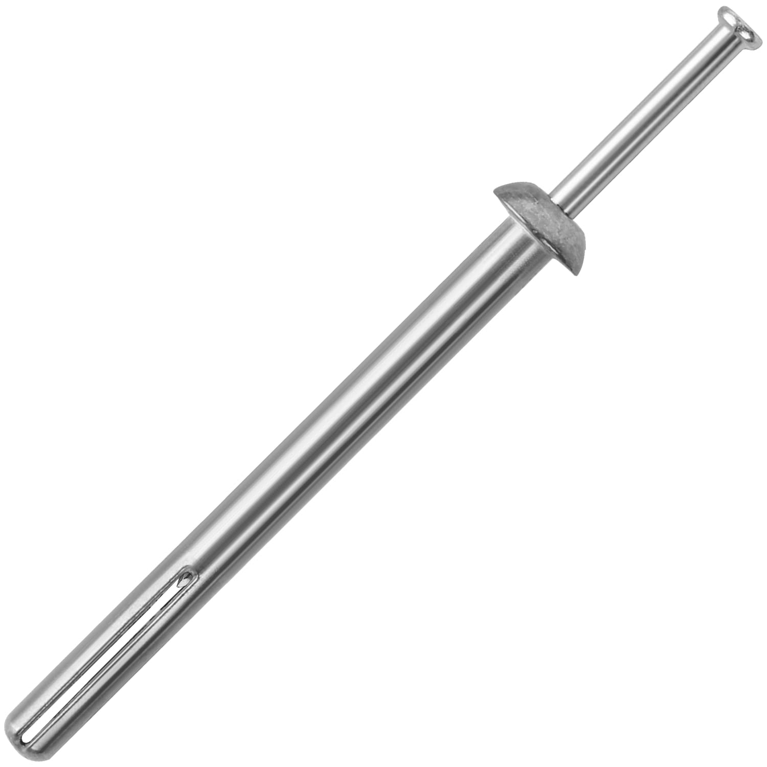 meite 3 Length Concrete Anchors, Hammer Drive Nails in Anchors, Zinc Alloy Anchors and Galvanized Steel Nails Set - 1/4 Diameter Expansion Nails for Concrete Walls (100 Pcs/Box)