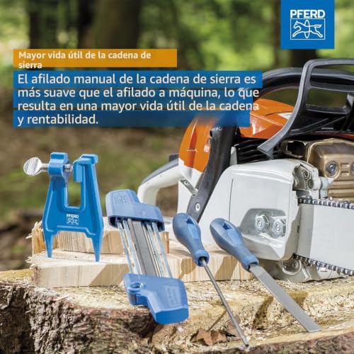 Afilador de cadenas Pferd Chain Sharp CS-X de 4,0 mm con funda 8