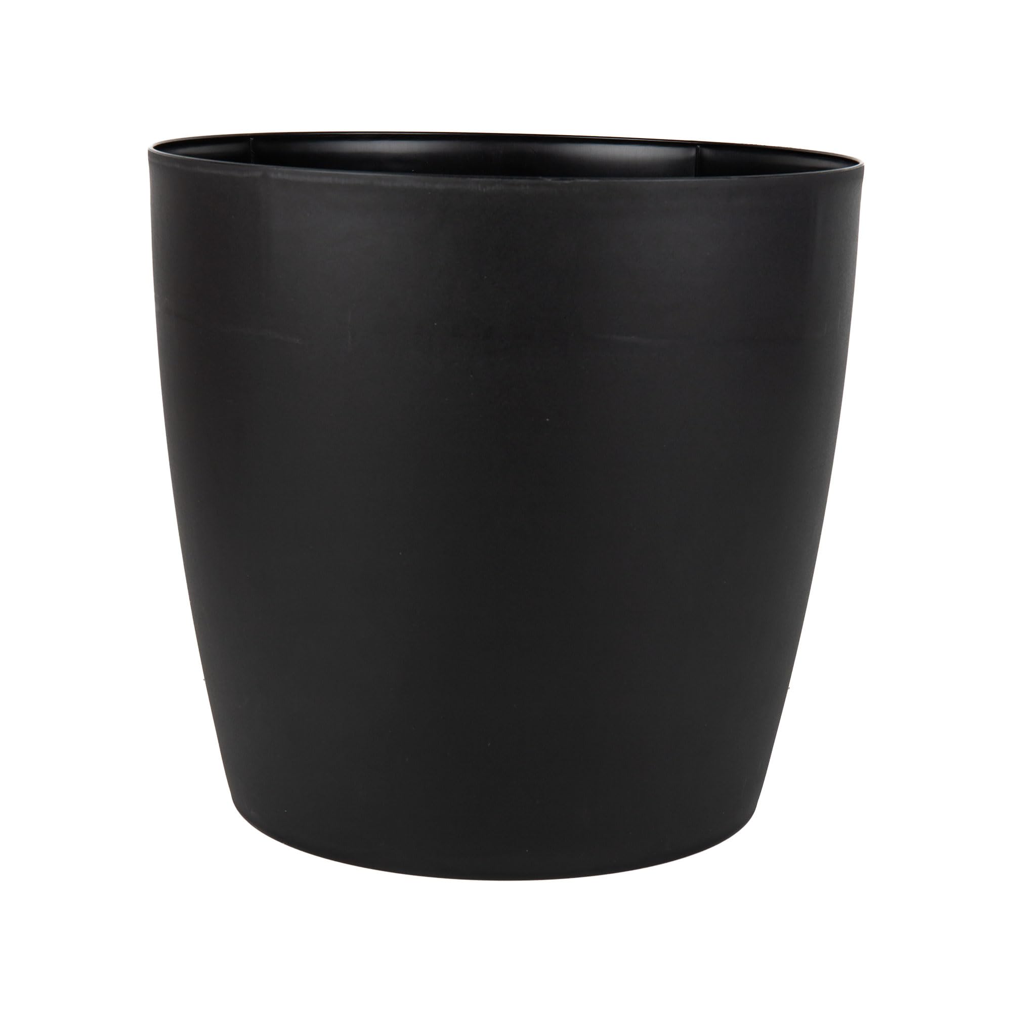Cofan Pack de 6 Macetas o Venta unitaria de Polipropileno Redondas | Color: Negro | Medidas: 30 x 28 cm | Dale Vida a Tus Plantas con Estilo (6, 30 x 28 cm)