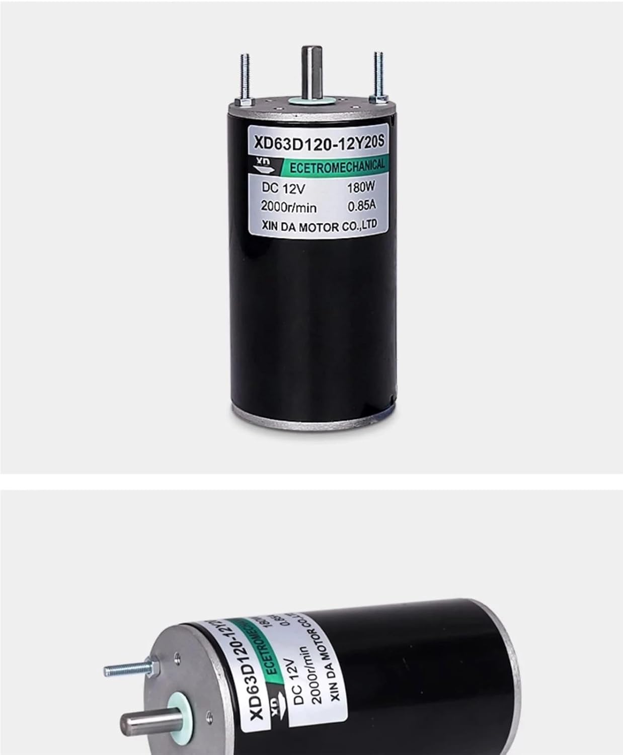 12V 2000rpm 24V 4000rpm Motor 180W 63120 High Speed High Micro Motor Adjustable Speed Can CW CCW(Motor and Bracket,12V 2000rpm)