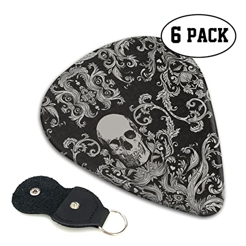 FUCVNPZ Lot de 6 médiators en celluloïd pour guitare acoustique, électrique, basse ou ukulélé Noir - Les Beatles, Paul McCartney, John Lennon, RIngo Starr, George Harrison FUCVNPZ Lot de 6 médiators en celluloïd pour guitare acoustique, électrique, basse ou ukulélé Noir – Image 5
