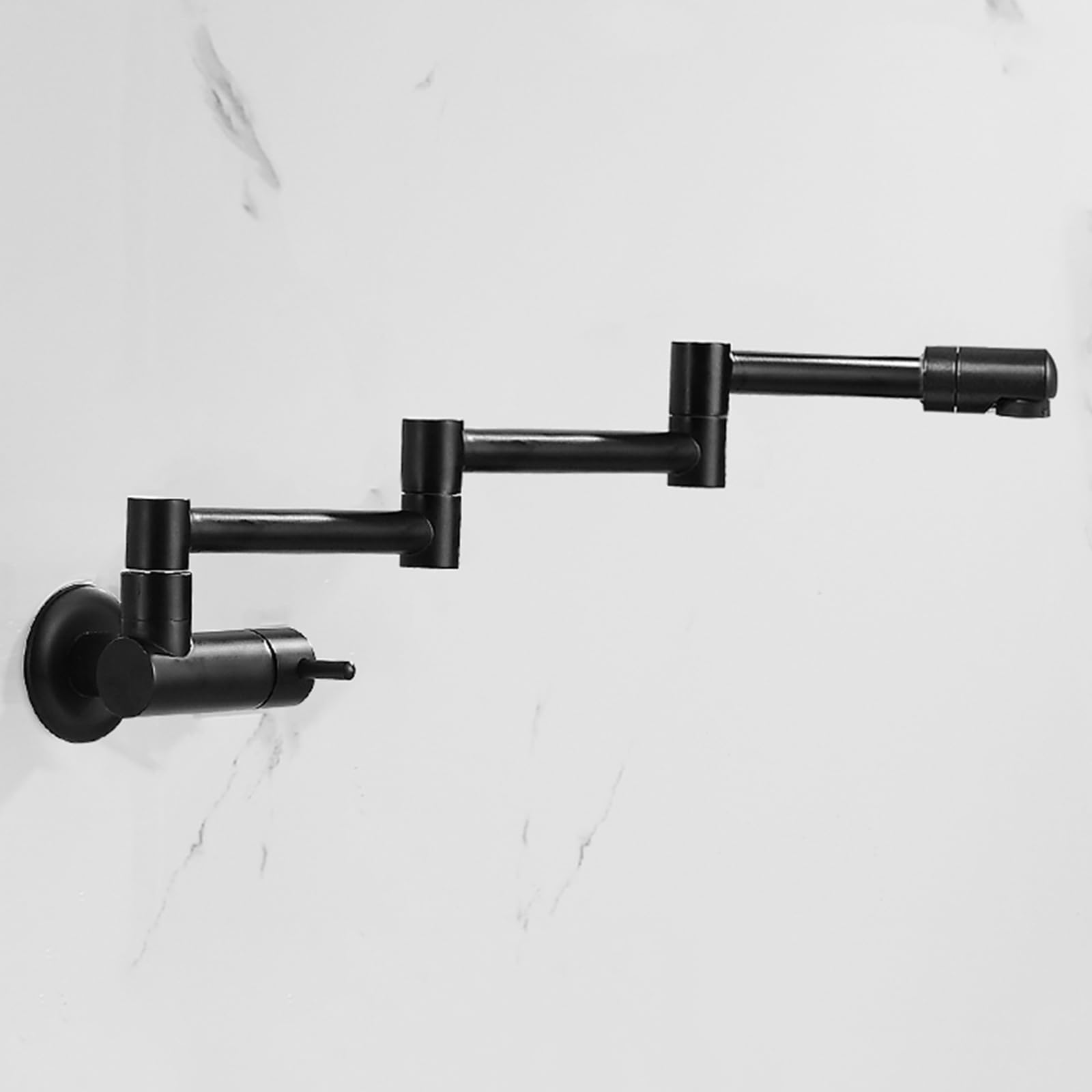 Kitchen Sink Taps Wall Mounted Cold Water Folding Single Handle Swivel Brass Tap