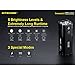 Nitecore Concept 2 (C2) 6500 Lumen Super Bright Compact Rechargeable Flashlight with Lumen Tactical Battery Organizer