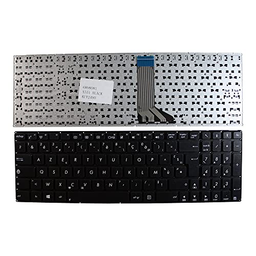 Teclado para portátil ASUS X551MAV, repuesto negro en francés para reparar tu equipo