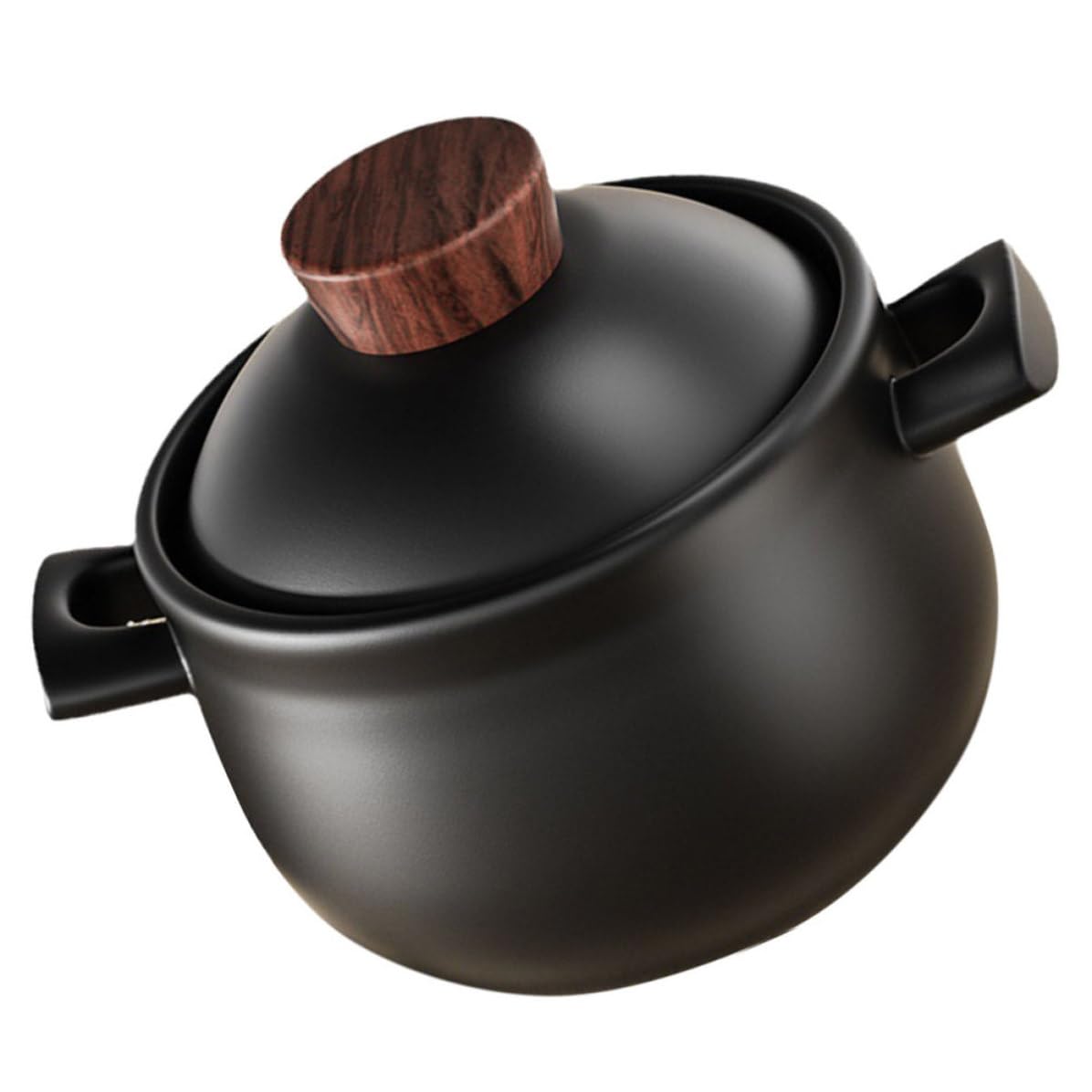 Balacoo Pentola per Stufato in Ceramica da 2,5l con Tecnologia Monopezzo, Resistente alle Alte Temperature, per Cucina a Gas e Zuppe Casalinghe