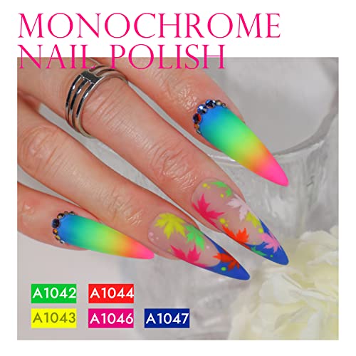 Double Rhythm 8 Colors 7.5Ml Gel Nail Polish Kit Fluorescent Glitter Polish Gel Starter Set Soak Off Art Manicure Home Salon Diy Gifts (8-Kit21) #TOP3