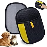 XIDEAEO Pet Hair Removal Glove for Dogs & Cats, Upgraded Reusable Electrostatic Pet Hair Gloves, Pet Hair Remover Tool for Clothing, Couch, Carpet,Pet Beds, Car Seat, Convenience for Busy Pet Owners