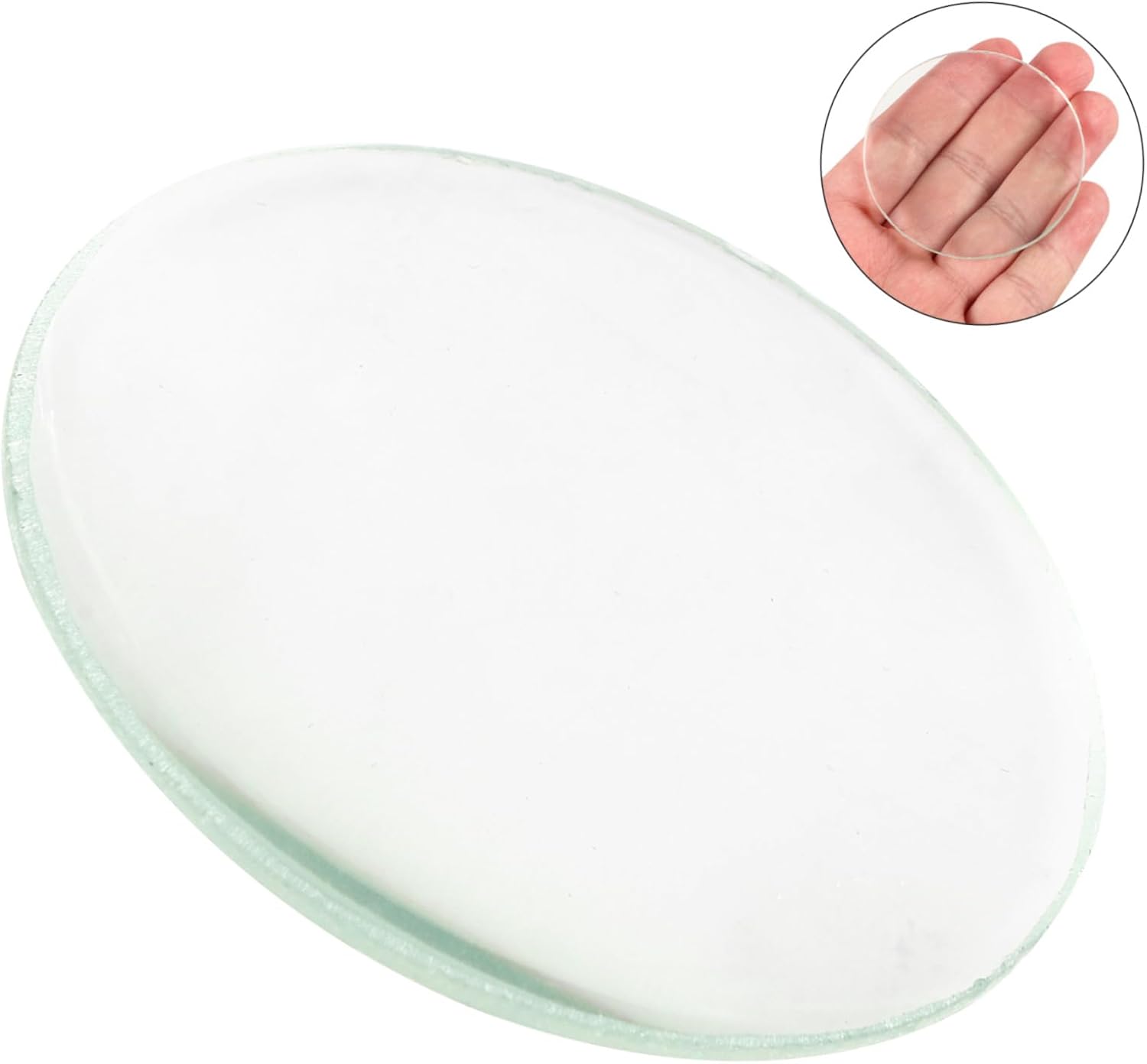 3pcs Double Convex Optical Lens Glass Glass Magnifier Tool for Devices Magnification for Reading and Industrial Use