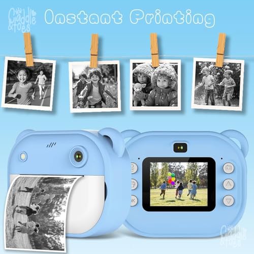 Kids Instant Print Camera Mini Digital HD Photo & Video Camcorder - Image 6