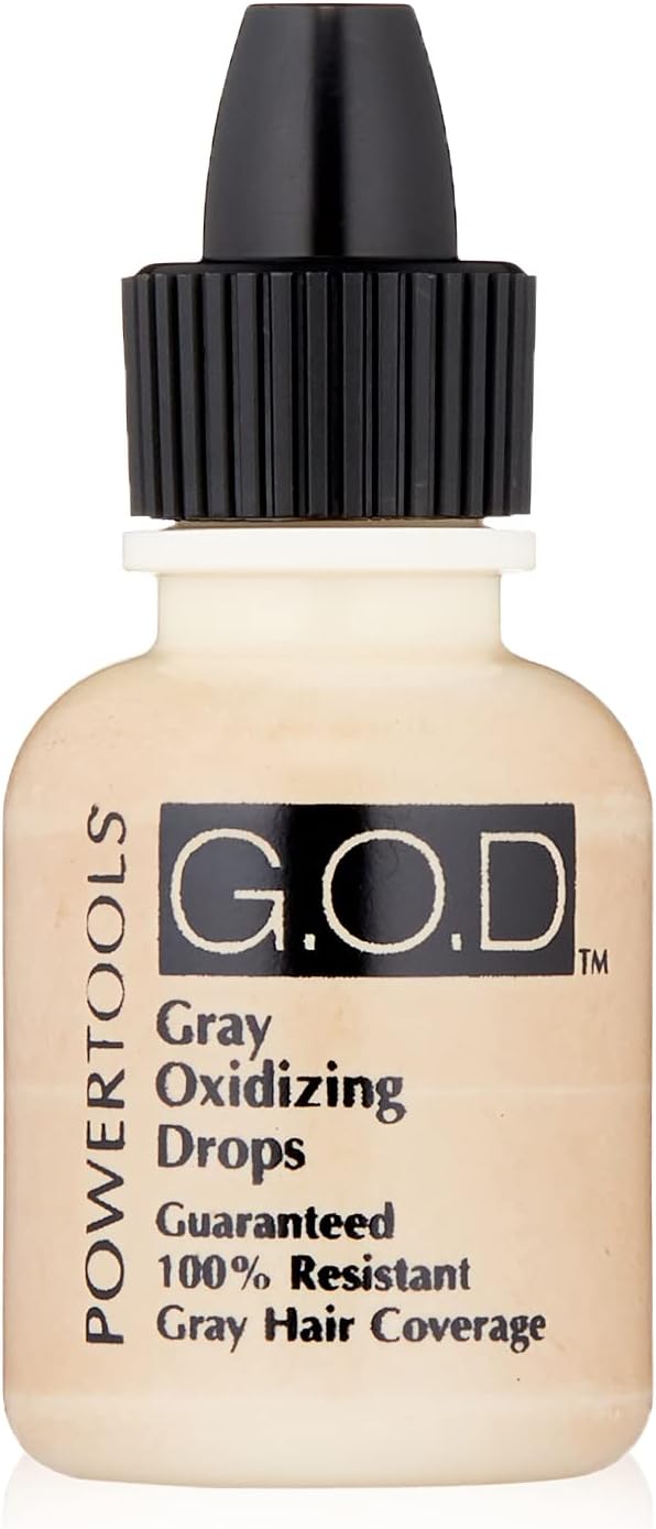 GOD, The Original Gray Oxidizing Drops .25 oz | Mix Directly Into Formula For Guaranteed Grey Coverage