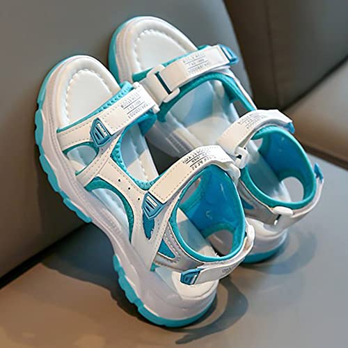 Children Shoes Platform Sandals Color Matching Soft Sole Beach Sports Sandals Girl Sandals Size 13t2