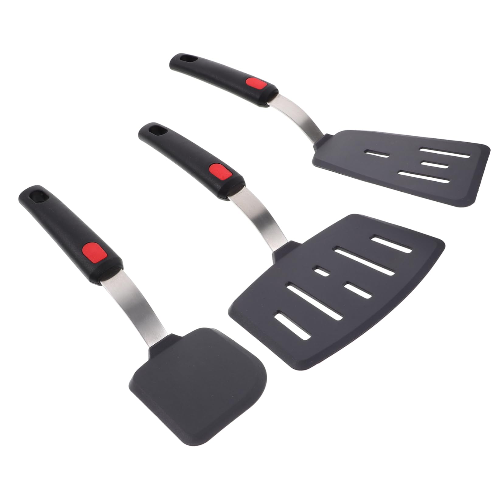 Set di Spatole da Cucina in Silicone 3 Pezzi Antiaderenti