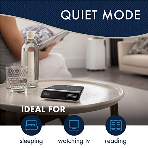 DeLonghi Portable Air Conditioner 14,000 BTU,cool extra large rooms up to 700 sqft,remote,energy saving mode,extremely quiet,dehumidifier,fan,programmable,window venting kit,AC Unit for room,EX390LVYN - Image 5