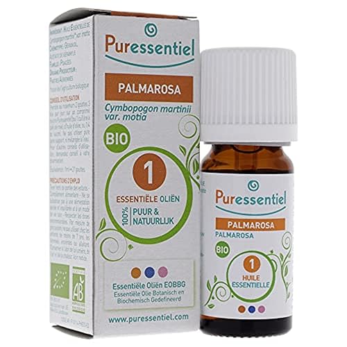 Aceite esencial orgánico Palmarosa Puressentiel 10 ml miniatura 3