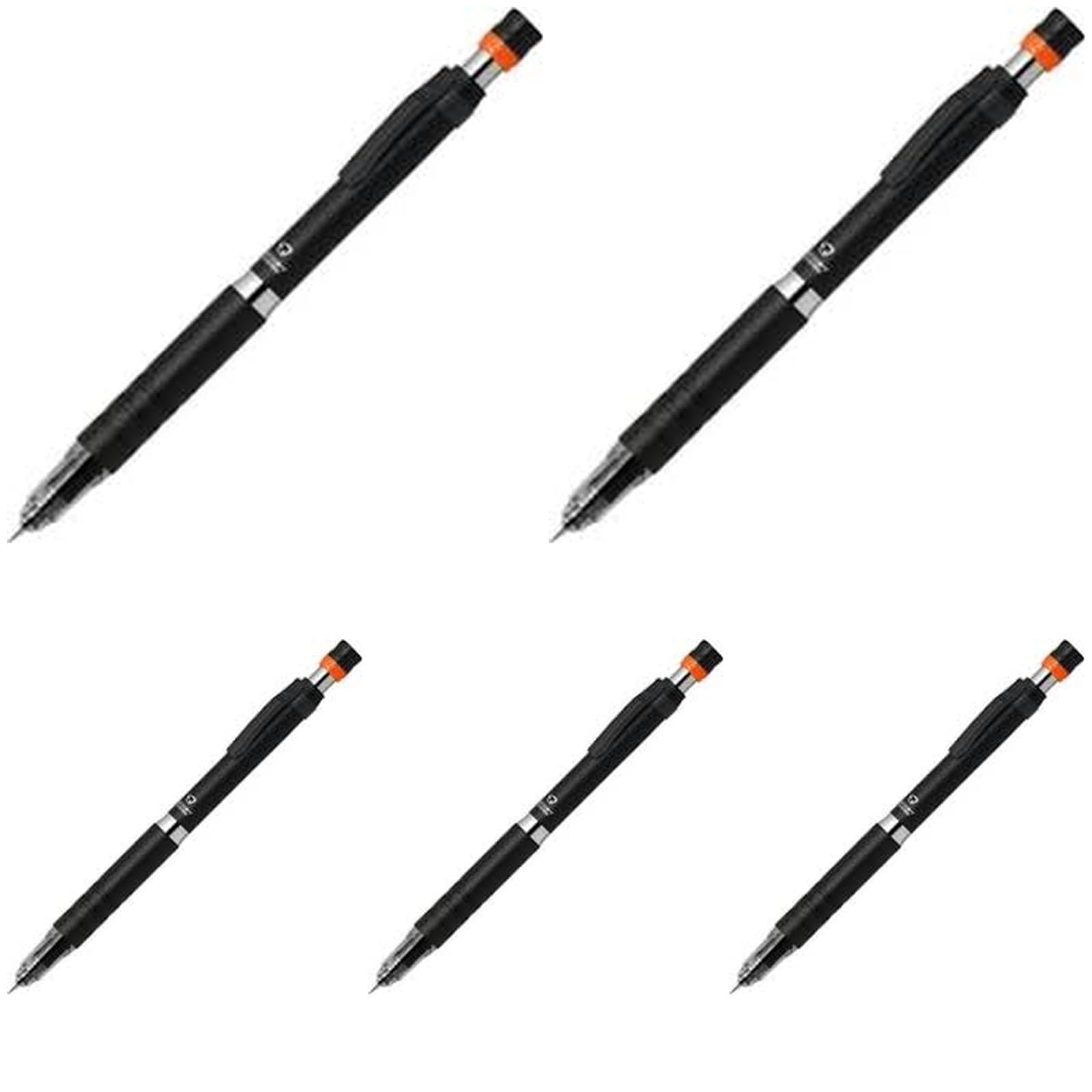 ゼブラ シャープペン 芯が折れないシャープペンシル デルガード タイプLX 0.5mm 本体色：ブラック P-MA86-BK 5個 文房具 新学期 進級 買い替え