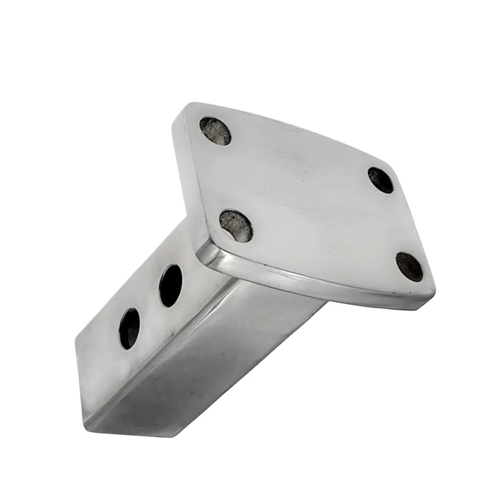 Hak Holowniczy Przyczepa Ze Stali Nierdzewnej 50X50 MM Hak Z Czopem Odbiornik Zaczep Adapter Do Montażu Na Płycie Camper Części RV Akcesoria Przyczep Kempingowych