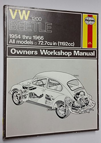 Volkswagen (VW) 1200 Beetle 1954-1966 Automotive Repair Manual (All models 72.7 cu. in. (1192)cc