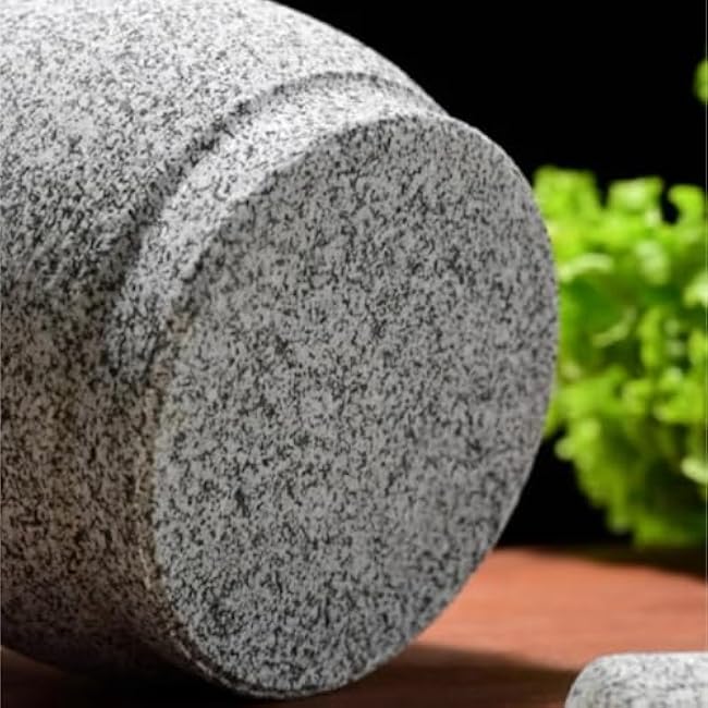 QUQUQ Mortar and Pestle Set Grinder Stone Mortar Kitchen Utensils Household Garlic Masher Pestle Set Seasoning Spice Tools