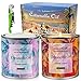 Velas de citronela blissbath, paquete de 2 velas de citronela para exteriores de 10.5 oz, velas de citronela para jardín, cera de soja natural con aceites de citronela para camping / picnic / regalos