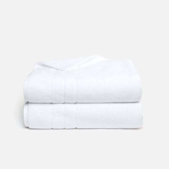 Brooklinen SuperPlush Bath Sheets Set of 2, White, 100